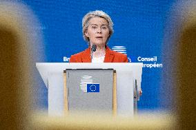 Press Conference After The European Council Summit