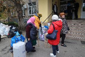 Civilians evacuated from region arrive in Kharkiv