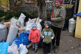 Civilians evacuated from region arrive in Kharkiv