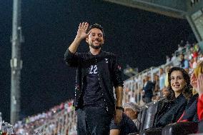 Jordans Prince Al Hussein And Princess Rajwa At Football Game - Amman