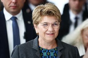 President Of Switzerland Viola Amherd Visits Poland