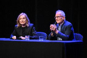 16th Lumiere Film Festival - Masterclass Isabelle Huppert