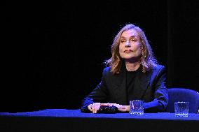 16th Lumiere Film Festival - Masterclass Isabelle Huppert