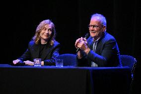 16th Lumiere Film Festival - Masterclass Isabelle Huppert