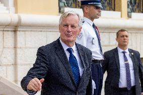 PM Barnier Visits Menton To Discuss Immigration - France