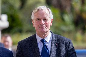 PM Barnier Visits Menton To Discuss Immigration - France