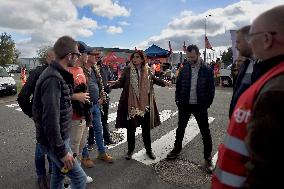 Marine Tondelier Visited Sanofi's Site - Lisieux