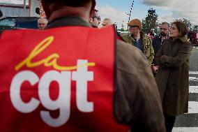 Marine Tondelier Visited Sanofi's Site - Lisieux