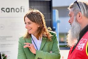 Marine Tondelier Visited Sanofi's Site - Lisieux