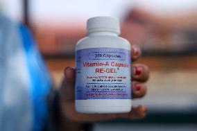 Nepal Administers "Vitamin-A" And De-worming Capsules To Children