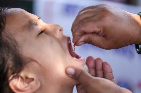 Nepal Administers "Vitamin-A" And De-worming Capsules To Children