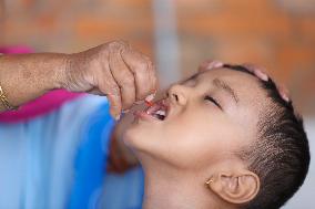 Nepal Administers "Vitamin-A" And De-worming Capsules To Children