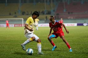 Nepal And Bhutan Play Draw During SAFF Women's Championship 2024