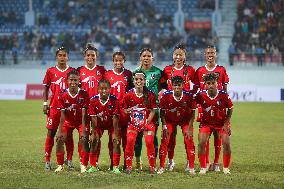 Nepal And Bhutan Play Draw During SAFF Women's Championship 2024