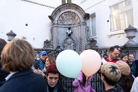 Illustration Of The Manneken Pis - Brussels