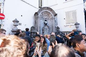 Illustration Of The Manneken Pis - Brussels