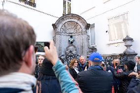 Illustration Of The Manneken Pis - Brussels