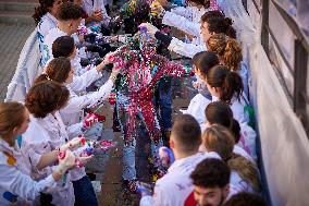 Granada University students welcomes first year students at San Lucas 2024 party