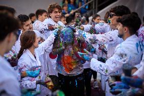 Granada University students welcomes first year students at San Lucas 2024 party