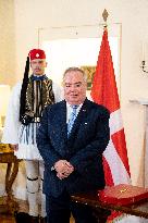 Grand Master And Head Of The Sovereign Military Order Of Malta, Fra' John Timothy Dunlap Visit Greece