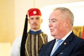 Grand Master And Head Of The Sovereign Military Order Of Malta, Fra' John Timothy Dunlap Visit Greece