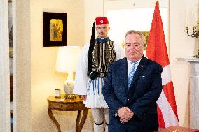 Grand Master And Head Of The Sovereign Military Order Of Malta, Fra' John Timothy Dunlap Visit Greece