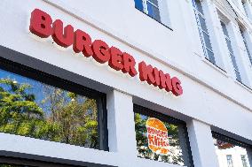 Illustration Of Burger King - Brussels