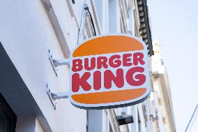 Illustration Of Burger King - Brussels