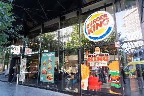 Illustration Of Burger King - Brussels