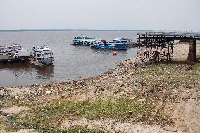 Historic Drought On The Negro River In Amazon