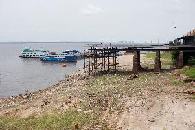 Historic Drought On The Negro River In Amazon