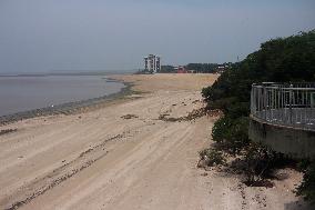 Historic Drought On The Negro River In Amazon