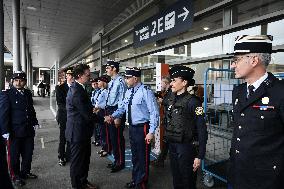 Visit to Charles de Gaulle airport near Paris FA