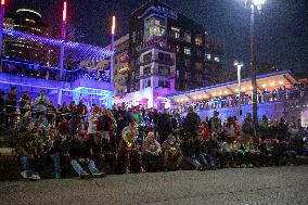 Blink Art And Light Festival In Cincinnati, Ohio.