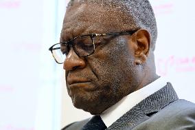 Denis Mukwege in Strasbourg