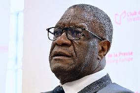 Denis Mukwege in Strasbourg