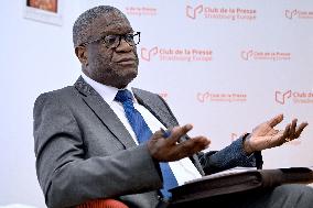 Denis Mukwege in Strasbourg