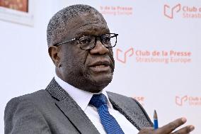 Denis Mukwege in Strasbourg