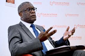 Denis Mukwege in Strasbourg