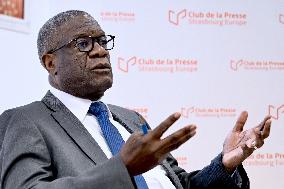 Denis Mukwege in Strasbourg