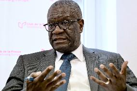 Denis Mukwege in Strasbourg