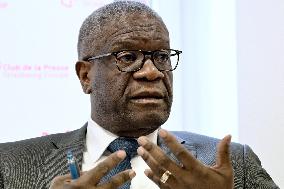 Denis Mukwege in Strasbourg