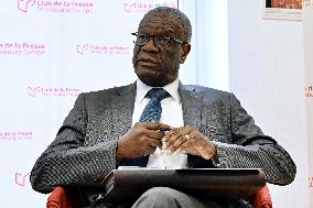 Denis Mukwege in Strasbourg