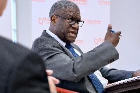 Denis Mukwege in Strasbourg