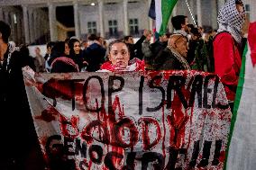 Pro-Palestine Protest Against The Visit Of President Biden - Berlin