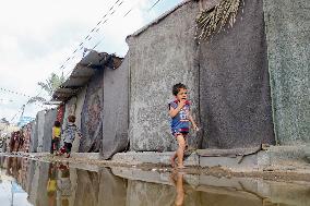 Displaced Palestinian In Deir al-Balah - Gaza