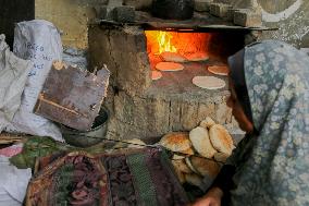 Displaced Palestinian In Deir al-Balah - Gaza