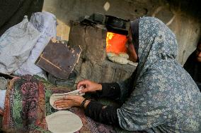 Displaced Palestinian In Deir al-Balah - Gaza