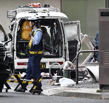 Man throws "Molotov cocktails" near LDP HQ