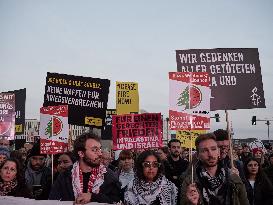 Pro-Palestine Protest Against The Visit Of President Biden - Berlin